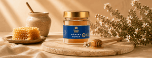 Un pot de miel de Manuka certifié