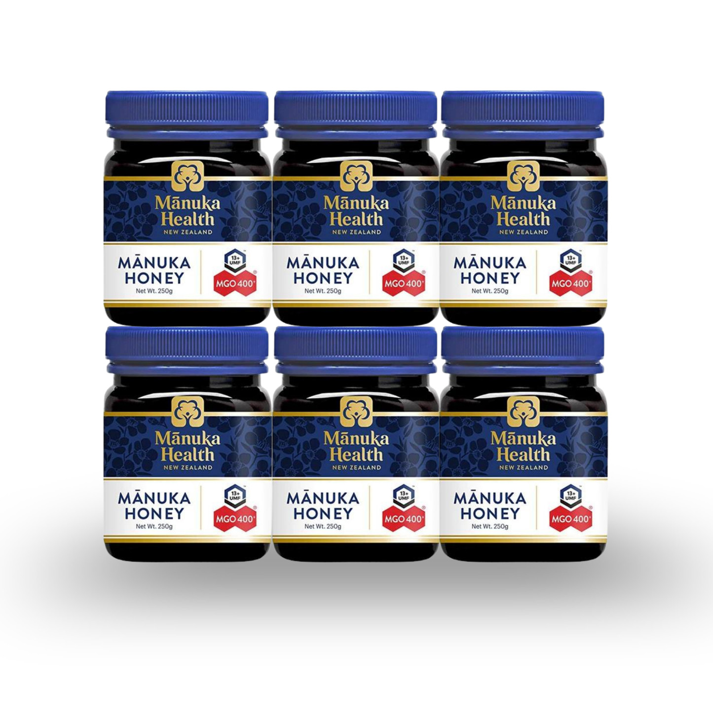 Miel de Manuka MGO 400+ (UMF 13+) 250g - Lot de 6
