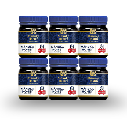Miel de Manuka MGO 400+ (UMF 13+) 250g - Lot de 6